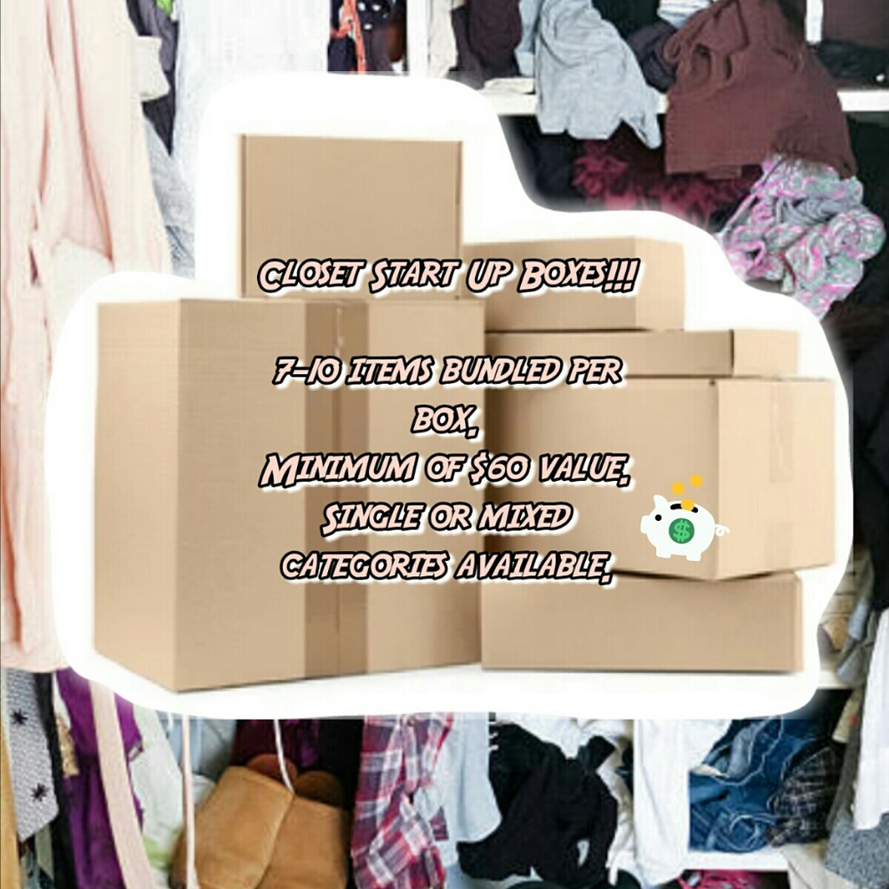 Closet starter bundle boxes